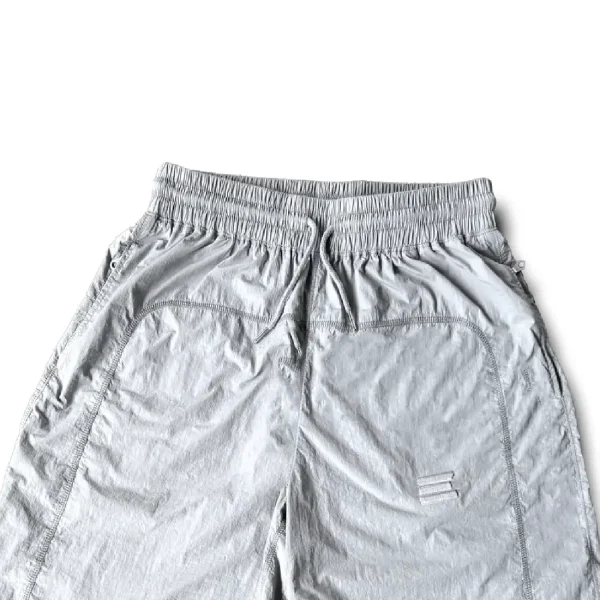 Kroen Grey Nylon Overlock Shorts (1)