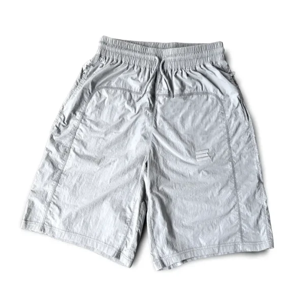 Kroen Grey Nylon Overlock Shorts (2)