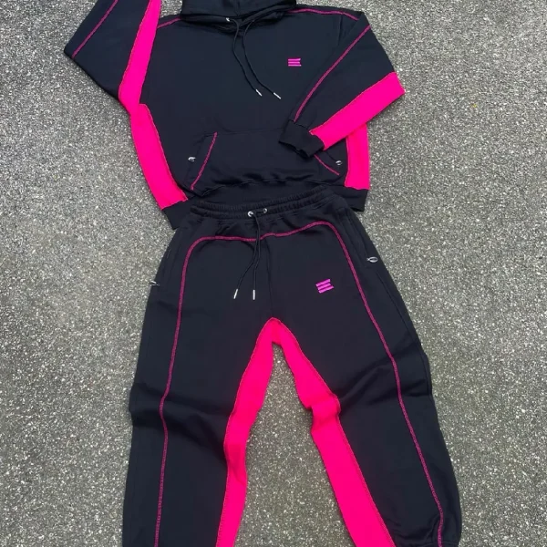 Kroen PinkBlack Tracksuit (4)