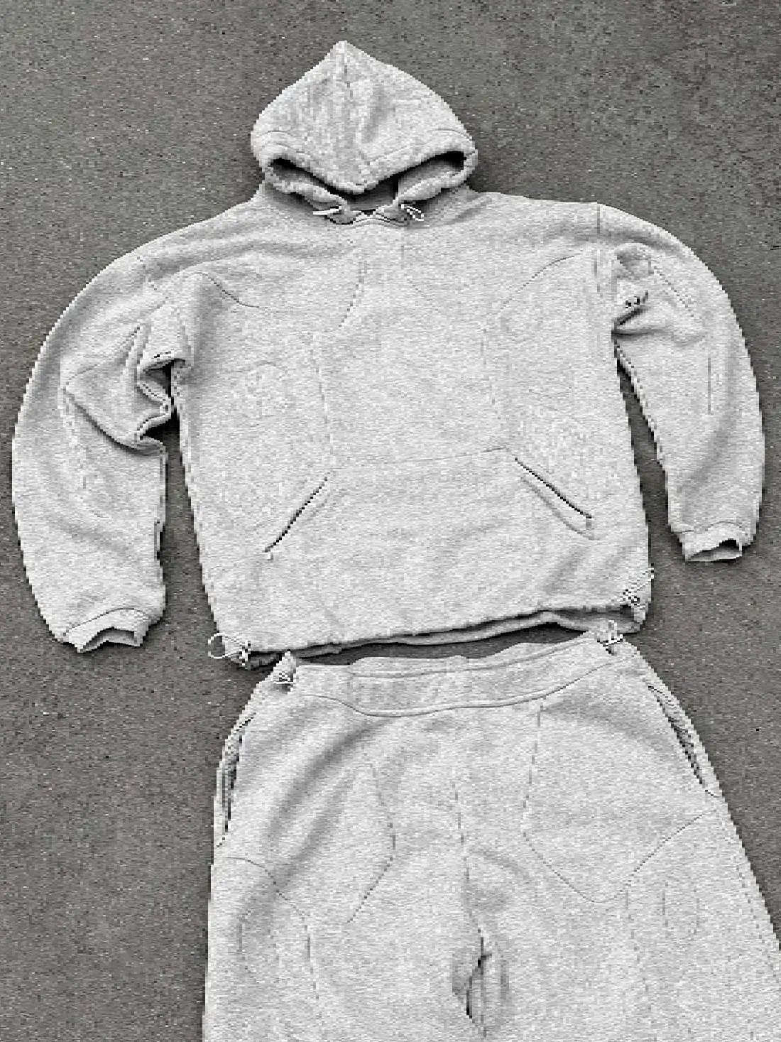 kroen hoodie grey (3)