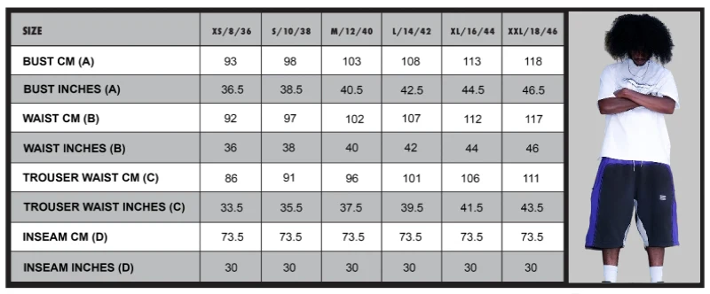 kroen size chart