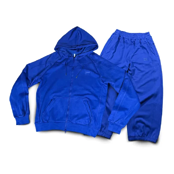 Kroen Blue Overlock Tracksuit (4)