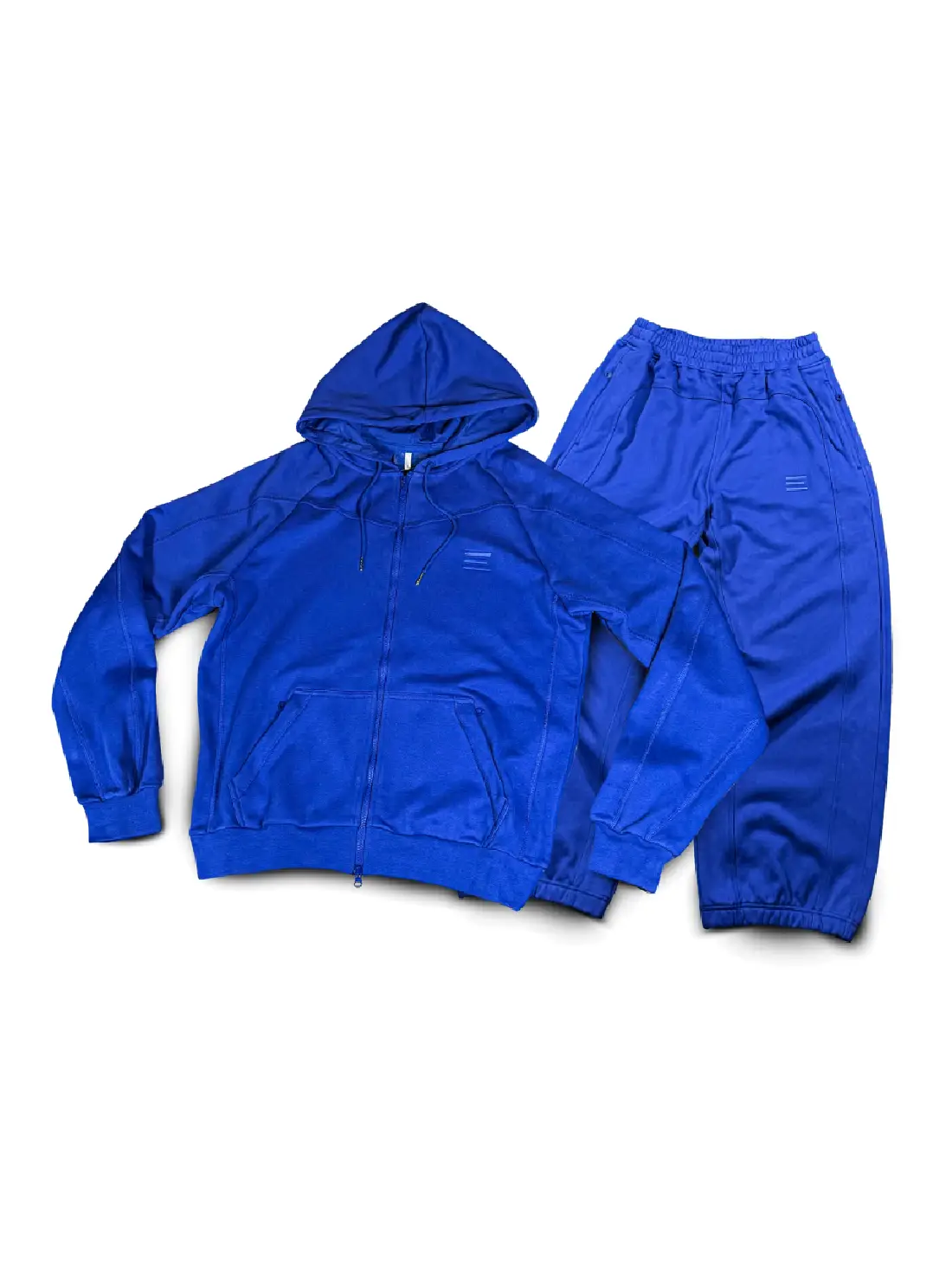 Kroen Blue Overlock Tracksuit (4)