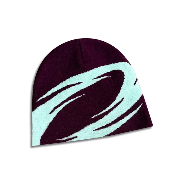 Kroen Plum Cyclone Skully Beanie (3)