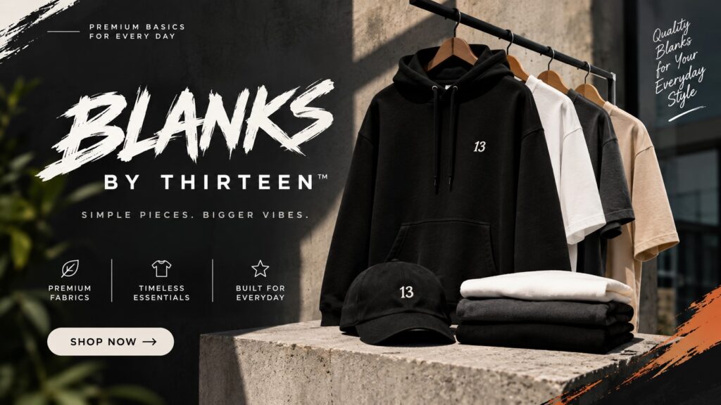 blanks by thirteen